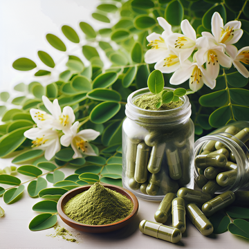Moringa Capsules | Caveman Organics