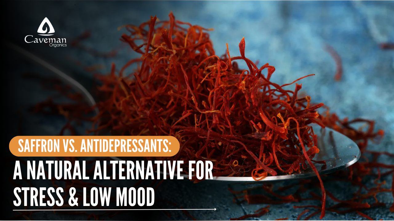 Saffron vs. Antidepressants: A Natural Alternative for Stress & Low Mood