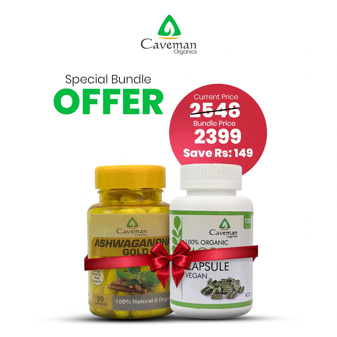 Strength & Calm Bundle – Ashwagandha Gold + Moringa Capsules